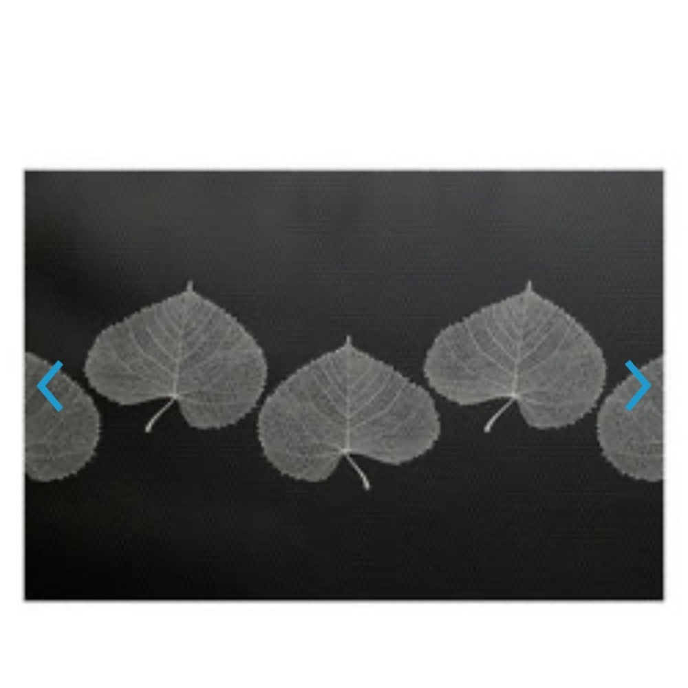 E by Design Leaf Print 2x3 Indoor/Outdoor Rug